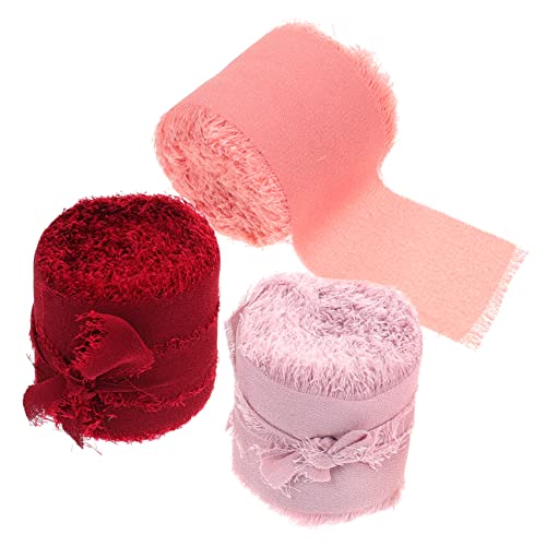 Angoily 3 Rollen Bandbindungen ribbon ripsband cake decoration geschenkeband valentine's day Satinband Hochzeitsdekorationen valentinstag geschenkband Valentinsband verdrahtet Polyester Angoily 3 Rollen Bandbindungen ribbon ripsband cake decoration geschenkeband valentine's day Satinband Hochzeitsdekorationen valentinstag geschenkband Valentinsband verdrahtet Polyester von Angoily