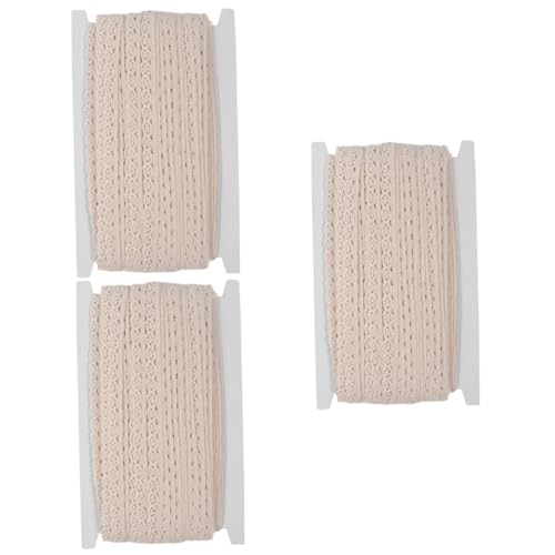 Angoily 3 Rollen Baumwollspitze Yards Diy für Tischdecken Vorhänge Handwerk Dekoration Vielseitig Einsetzbar für Kleidung Hochzeiten und Bastelprojekte Angoily 3 Rollen Baumwollspitze Yards Diy für Tischdecken Vorhänge Handwerk Dekoration Vielseitig Einsetzbar für Kleidung Hochzeiten und Bastelprojekte von Angoily
