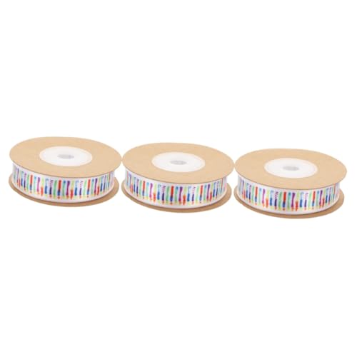 Angoily 3 Rollen DIY Geschenkbänder für Dekorationen Breit zum Verpacken von Geburtstagsgeschenken Bastelprojekten für Partys und Feste Angoily 3 Rollen DIY Geschenkbänder für Dekorationen Breit zum Verpacken von Geburtstagsgeschenken Bastelprojekten für Partys und Feste von Angoily