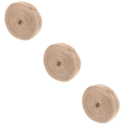Angoily 3 Rollen DIY Handgefertigte Hanfseil Hochzeits Sackleinenbänder Zum Basteln Verpackungsbänder DIY Geschenkband Blumenstraußband Dekorative Bänder Vintage Dekoband DIY Band Angoily 3 Rollen DIY Handgefertigte Hanfseil Hochzeits Sackleinenbänder Zum Basteln Verpackungsbänder DIY Geschenkband Blumenstraußband Dekorative Bänder Vintage Dekoband DIY Band von Angoily