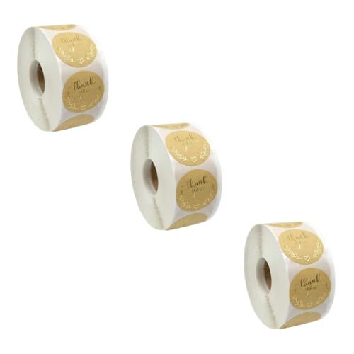 Angoily 3 Rollen Dankeschön Aufkleber Olivenzweig Design Selbstklebende Etiketten für Geschenktüten Feiertage Geburtstagsfeiern Hochzeit Abendessen Weihnachtsfeier Rolle Angoily 3 Rollen Dankeschön Aufkleber Olivenzweig Design Selbstklebende Etiketten für Geschenktüten Feiertage Geburtstagsfeiern Hochzeit Abendessen Weihnachtsfeier Rolle von Angoily