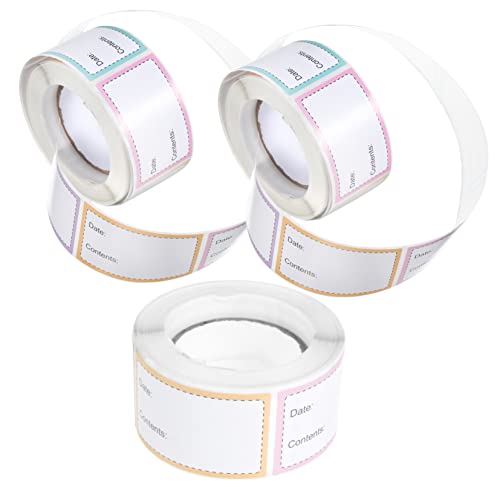 Angoily 3 Rollen Dateiidentifikationsaufkleber Speisekammer Aufkleber Farbige Etiketten Aufkleber kühlschrankaufkleber Kühlschrank Aufkleber Etiketten für Lebensmittelbehälter Colorful Angoily 3 Rollen Dateiidentifikationsaufkleber Speisekammer Aufkleber Farbige Etiketten Aufkleber kühlschrankaufkleber Kühlschrank Aufkleber Etiketten für Lebensmittelbehälter Colorful von Angoily