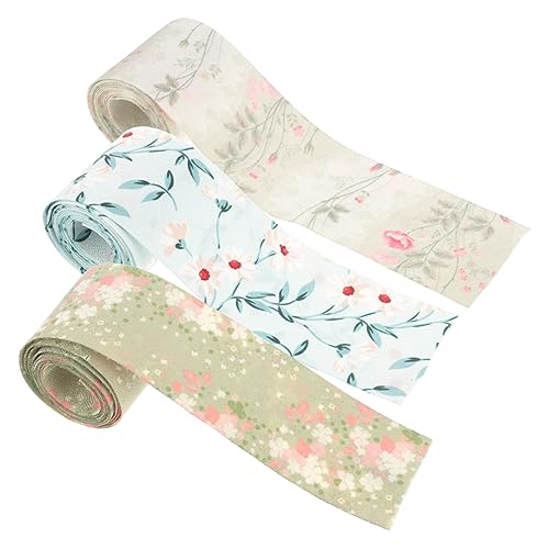 Angoily 3 Rollen Dekoratives Drahtband für Schleifen Breites Geschenkband Hochzeits und DIY Dekoration pro Vielseitig Einsetzbar für Sträuße und Mehr Angoily 3 Rollen Dekoratives Drahtband für Schleifen Breites Geschenkband Hochzeits und DIY Dekoration pro Vielseitig Einsetzbar für Sträuße und Mehr von Angoily