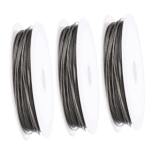 Angoily 3 Rollen Diy Schmuckdraht Tragbarer Zuschneidbarer Drähte für Armbänder und Bastelprojekte für Diy Schmuckherstellung und Bastelarbeiten Angoily 3 Rollen Diy Schmuckdraht Tragbarer Zuschneidbarer Drähte für Armbänder und Bastelprojekte für Diy Schmuckherstellung und Bastelarbeiten von Angoily