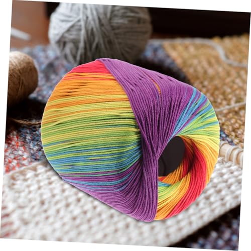 Angoily 3 Rollen Farbverlauf Strickgarn Baumwollgarn für Schal Häkeln DIY Handarbeit Multifunktionales Häkelgarn Farbsegment Handstricken Zubehör Kreatives Garn für Kissen Decken Angoily 3 Rollen Farbverlauf Strickgarn Baumwollgarn für Schal Häkeln DIY Handarbeit Multifunktionales Häkelgarn Farbsegment Handstricken Zubehör Kreatives Garn für Kissen Decken von Angoily
