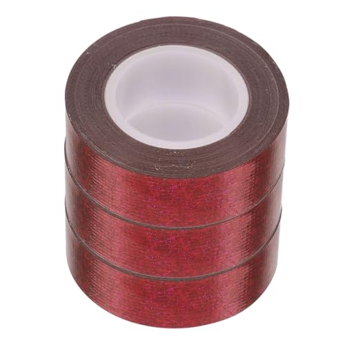 Angoily 3 Rollen Leuchtendes Klebeband Selbstklebendes Stark Haftendes Abreißbares Gewebeband für Heim Büroanwendung Farbiges Duct Tape mit Glatter Oberfläche und Hoher Zugfestigkeit von Angoily