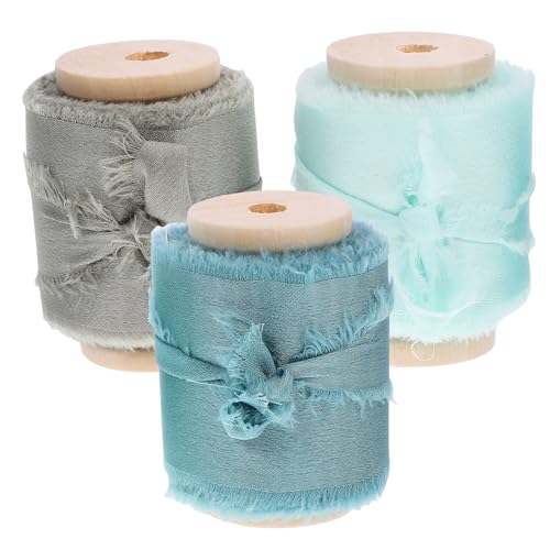 Angoily 3 Rollen Satin Stoffband Bänder Elegantes Geschenkband Ornamente Valentinstagsband Deko Strasssteine Dekoration Wickelband Blumen Bündel Geschenkband Polyester Angoily 3 Rollen Satin Stoffband Bänder Elegantes Geschenkband Ornamente Valentinstagsband Deko Strasssteine Dekoration Wickelband Blumen Bündel Geschenkband Polyester von Angoily