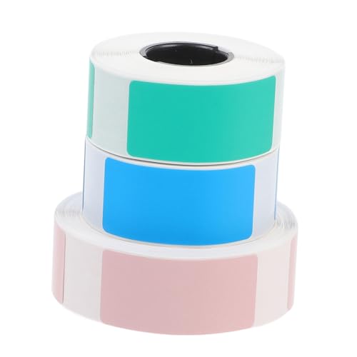 Angoily 3 Rollen Thermoetikettenpapier selbstklebendes Thermopapier Thermoaufkleber-Druckerpapier Aufkleber mit Namensetiketten kleine Klebeetiketten Thermosynthetisches Papier Angoily 3 Rollen Thermoetikettenpapier selbstklebendes Thermopapier Thermoaufkleber-Druckerpapier Aufkleber mit Namensetiketten kleine Klebeetiketten Thermosynthetisches Papier von Angoily