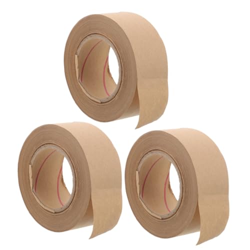 Angoily 3 Rollen Wasseraktiviertes Klebeband für Bilderrahmen Aquarellmalerei und Kunstwerke Langlebig Zuverlässige Fixierung für Kreative Projekte und Vielseitige Anwendungen von Angoily