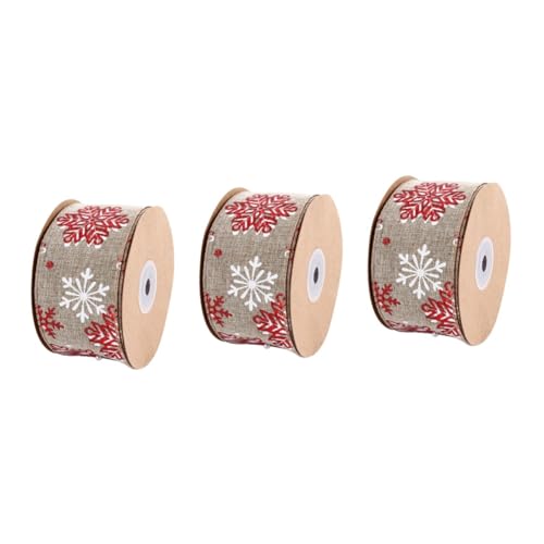 Angoily 3 Rollen Weihnachtsschleifenband Breit Weihnachtsbaum Dekoband Weihnachtsdeko DIY Geschenkverpackung Langlebig Muster nicht Verblassend für Fest Feier Handwerk Angoily 3 Rollen Weihnachtsschleifenband Breit Weihnachtsbaum Dekoband Weihnachtsdeko DIY Geschenkverpackung Langlebig Muster nicht Verblassend für Fest Feier Handwerk von Angoily
