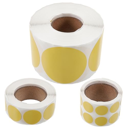 Angoily 3 Rollen farbige Aufkleber runde Punktaufkleber Punktmarkierungsaufkleber Dot -Aufkleber Kleine Kreisaufkleber kleine runde Aufkleber Kupferplattenaufkleber Yellow Angoily 3 Rollen farbige Aufkleber runde Punktaufkleber Punktmarkierungsaufkleber Dot -Aufkleber Kleine Kreisaufkleber kleine runde Aufkleber Kupferplattenaufkleber Yellow von Angoily