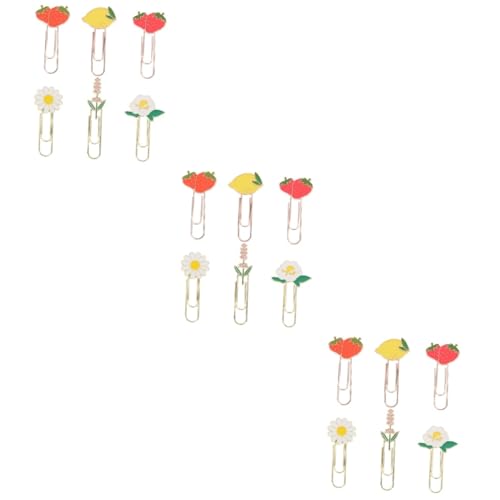 Angoily 3 Sätze Adorable Design Büroklammern Papierclips Für Dokumente Notizen Und Fotos Kreative Bürobedarf Für Studenten Und Büroangestellte 6 Stück * 3 Angoily 3 Sätze Adorable Design Büroklammern Papierclips Für Dokumente Notizen Und Fotos Kreative Bürobedarf Für Studenten Und Büroangestellte 6 Stück * 3 von Angoily