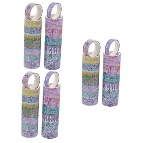 Angoily 3 Sätze Blüten Washi Tape Dekoratives Klebeband Für Scrapbooking Diy Bastelprojekte Und Kreative Gestaltung Für Anlässe Einfach Abreißbar Hochwertiges Japanisches 15 Rollen * 3 von Angoily