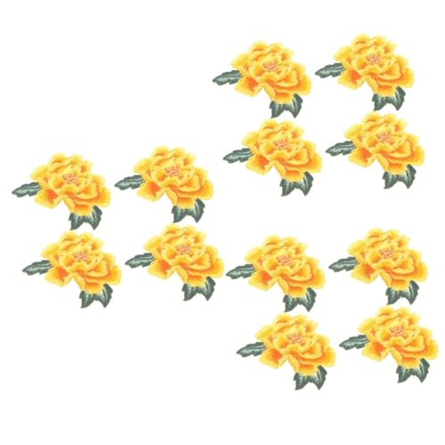 Angoily 3 Sätze Blumenstickstätte Patch Kleiderdekoration Gestickte Aufnäher Nähen Flicken Für Jacken Stickerei Jeansflicken Für Zerrissene Jeans Reparatur Kleidung Stich Stoff 4 Stück * 3 von Angoily