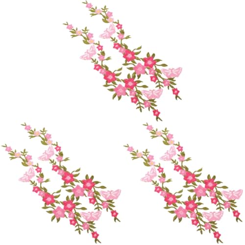 Angoily 3 Sätze Bügelflicken Stickerei Patches Für Kleidung Ersatzflicken Für Hemden Jeans Rucksäcke Rosa Applikationen Für Reparatur Und Dekoration 2 Stück * 3 Angoily 3 Sätze Bügelflicken Stickerei Patches Für Kleidung Ersatzflicken Für Hemden Jeans Rucksäcke Rosa Applikationen Für Reparatur Und Dekoration 2 Stück * 3 von Angoily