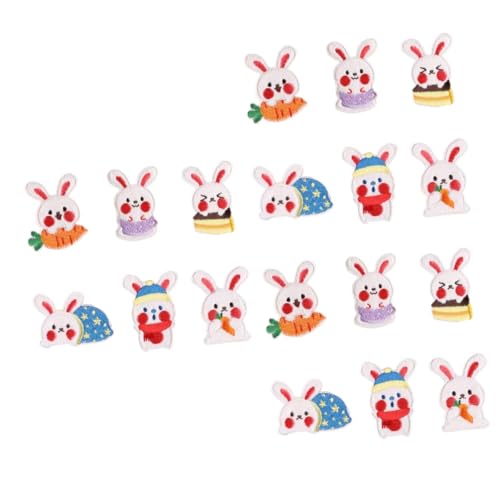 Angoily 3 Sätze Cartoon-kaninchen-stoff-aufkleber Kleidung Applikationen Nähen Flecken Aufnäher Gestickte Anwendung Bügelflicken Für Kleidung Kleidungsstück Patches Polyester 6 Stücke * 3 Angoily 3 Sätze Cartoon-kaninchen-stoff-aufkleber Kleidung Applikationen Nähen Flecken Aufnäher Gestickte Anwendung Bügelflicken Für Kleidung Kleidungsstück Patches Polyester 6 Stücke * 3 von Angoily
