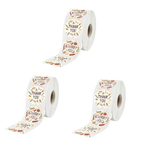 Angoily 3 Sätze Dankeschön Aufkleber Für Verpackungen Selbstklebende Etiketten Für Und Dekorationen Für Feiern Und Kleine Unternehmen Aus Robustem Gefertigt 500 Stück * 3 Angoily 3 Sätze Dankeschön Aufkleber Für Verpackungen Selbstklebende Etiketten Für Und Dekorationen Für Feiern Und Kleine Unternehmen Aus Robustem Gefertigt 500 Stück * 3 von Angoily