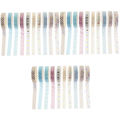 Angoily 3 Sätze Dekorative Washi Tapes Multifunktionale Klebebänder Für Scrapbooking Handbücher Und Diy Projekte Pro Rolle 10 Rollen * 3 Angoily 3 Sätze Dekorative Washi Tapes Multifunktionale Klebebänder Für Scrapbooking Handbücher Und Diy Projekte Pro Rolle 10 Rollen * 3 von Angoily