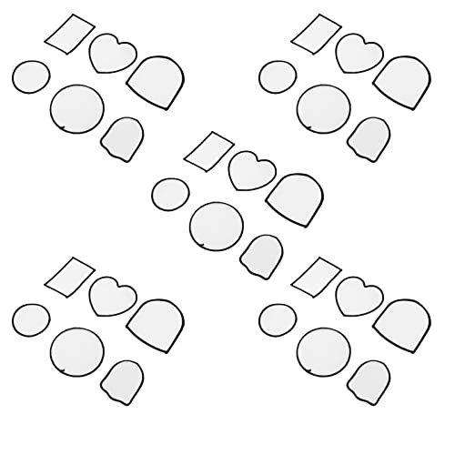 Angoily 3 Sätze Diy Bügelpatches Leere Stoff Patches Für Kreative Reparaturen Für Kleidung Taschen Und Diy Projekte Vielseitig Einsetzbar Und Leicht Anzubringen 30 Stück * 3 von Angoily