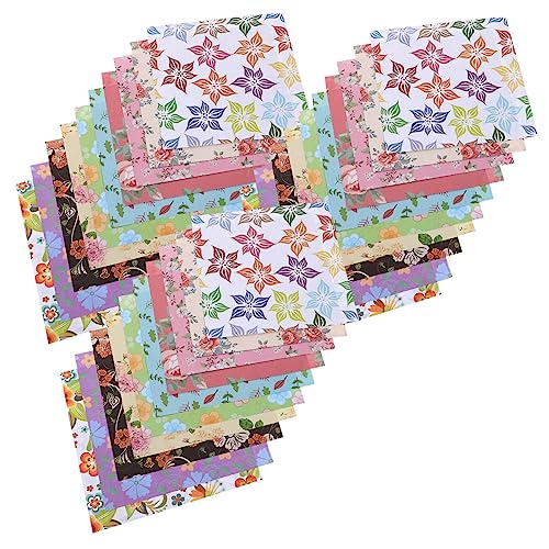 Angoily 3 Sätze Doppelseitiges Origami Papier für À Bunte Bastelpapiere für Kreative DIY Projekte für Schule und Freizeitgestaltung von Angoily