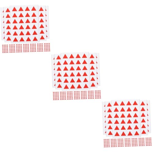 Angoily 3 Sätze Dreieckaufkleber Scrapbooking Klein Etikettenaufkleber Selbstklebende Klassifikationsaufkleber Vinyl-schriftzugaufkleber Farbige Etiketten Aufkleber Rot 576 Stück * 3 Angoily 3 Sätze Dreieckaufkleber Scrapbooking Klein Etikettenaufkleber Selbstklebende Klassifikationsaufkleber Vinyl-schriftzugaufkleber Farbige Etiketten Aufkleber Rot 576 Stück * 3 von Angoily