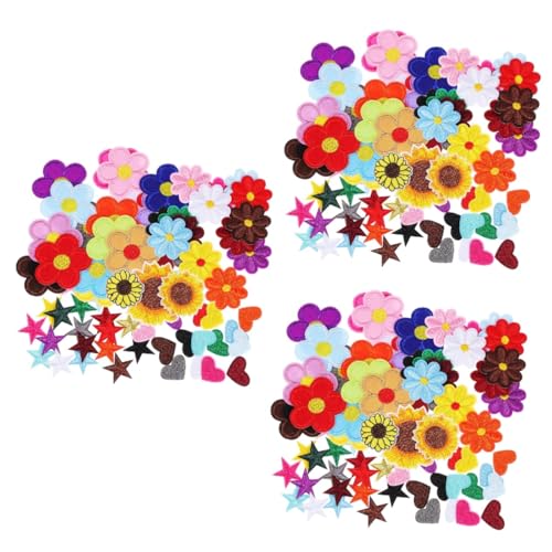 Angoily 3 Sätze Farbenfroher Gestickter Stofffleck Applikationen Flicken Zum Aufbügeln Patch Aufnähen Tuch Loch Aufnäher Mit Blumenapplikation Aufnäher Für Rucksäcke Stickgarn 71 Stück * 3 Angoily 3 Sätze Farbenfroher Gestickter Stofffleck Applikationen Flicken Zum Aufbügeln Patch Aufnähen Tuch Loch Aufnäher Mit Blumenapplikation Aufnäher Für Rucksäcke Stickgarn 71 Stück * 3 von Angoily
