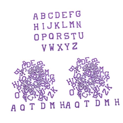 Angoily 3 Sätze Filzbuchstaben Applikationen A-z Stickerei Patches zum Aufnähen in Lila für Kleidung Jeans Hüte Taschen Alphabet Lernen und Basteln Angoily 3 Sätze Filzbuchstaben Applikationen A-z Stickerei Patches zum Aufnähen in Lila für Kleidung Jeans Hüte Taschen Alphabet Lernen und Basteln von Angoily