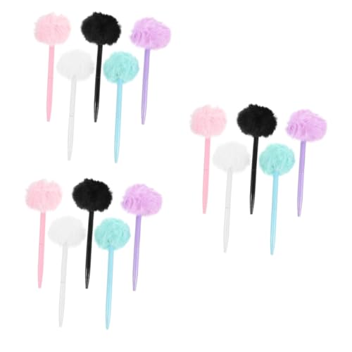 Angoily 3 Sätze Fluffy Kugelschreiber Für Studenten Leichte Und Praktische Stift Mit Plüschball Design Für Schule Büro Und Kreative Projekte 5 Stücke * 3 Angoily 3 Sätze Fluffy Kugelschreiber Für Studenten Leichte Und Praktische Stift Mit Plüschball Design Für Schule Büro Und Kreative Projekte 5 Stücke * 3 von Angoily