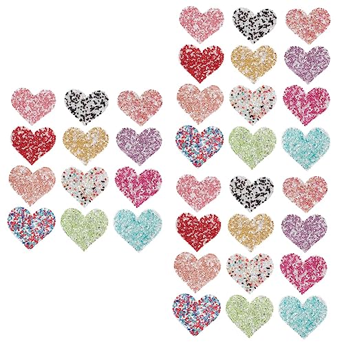 Angoily 3 Sätze Glitzer Herz Patches Zum Aufbügeln Für Kleidung Taschen Und Hüte Diy Dekoration Reparatur Accessoires Selbstklebende Herzform Aufnäher Für Styles 12 Stück * 3 Angoily 3 Sätze Glitzer Herz Patches Zum Aufbügeln Für Kleidung Taschen Und Hüte Diy Dekoration Reparatur Accessoires Selbstklebende Herzform Aufnäher Für Styles 12 Stück * 3 von Angoily