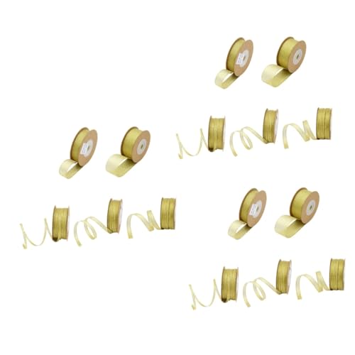 Angoily 3 Sätze Goldenes Geschenkband Grosgrain Bänder Für Diy Bastelprojekte Blumenverpackung Und Partydekoration Für Geschenkverpackungen Und Festliche Anlässe 5rolle*3 Angoily 3 Sätze Goldenes Geschenkband Grosgrain Bänder Für Diy Bastelprojekte Blumenverpackung Und Partydekoration Für Geschenkverpackungen Und Festliche Anlässe 5rolle*3 von Angoily