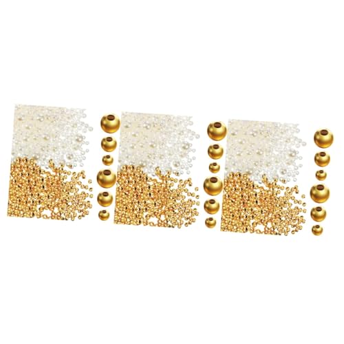 Angoily 3 Sätze Goldperlen Ca Mischgrößen Perlen Für Schmuck Basteln Bastelperlen Für Armbänder Und Diy Schmuckgestaltung 900 Stück * 3 Angoily 3 Sätze Goldperlen Ca Mischgrößen Perlen Für Schmuck Basteln Bastelperlen Für Armbänder Und Diy Schmuckgestaltung 900 Stück * 3 von Angoily