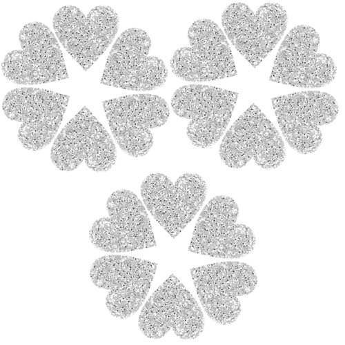 Angoily 3 Sätze Herz Patches Mit Strass Dekorative Applikationen Für Kleidung Taschen Und Hüte Silberne Herzform Einfach Anzubringen Für Diy Projekte Und Designs 6 Stück * 3 Angoily 3 Sätze Herz Patches Mit Strass Dekorative Applikationen Für Kleidung Taschen Und Hüte Silberne Herzform Einfach Anzubringen Für Diy Projekte Und Designs 6 Stück * 3 von Angoily