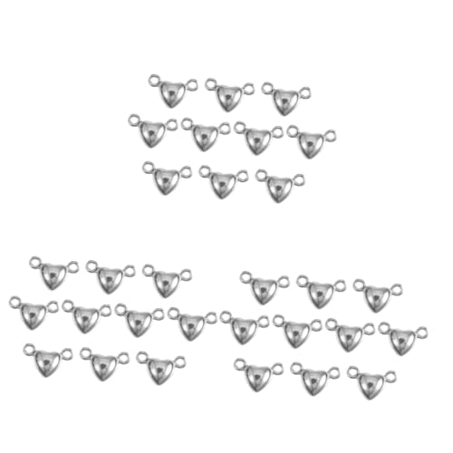 Angoily 3 Sätze Herzförmiger Magnetverschluss Stilvolle Diy Schmuckaccessoires Für Frauen Für Armbänder Langlebig Und Einfach Zu Handhaben 10 Stück * 3 Angoily 3 Sätze Herzförmiger Magnetverschluss Stilvolle Diy Schmuckaccessoires Für Frauen Für Armbänder Langlebig Und Einfach Zu Handhaben 10 Stück * 3 von Angoily