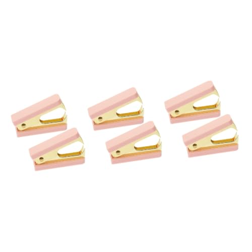 Angoily 3 Sätze Klammer Werkzeug Zum Entfernen Von Heftern Hefter Abzieher Tacker Snap-entfernungswerkzeug Entferner Schreibtisch Schulbedarf Braun Industriell Metall Rosa 2 Stücke * 3 von Angoily