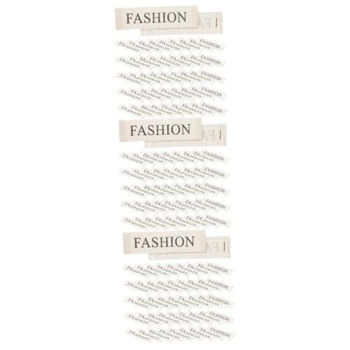 Angoily 3 Sätze Kleidungsmarke Namensetiketten Für Kleidung Patches Für Jacken Bestickt Wäschetiketten Kleidungsetiketten Nähen Von Etiketten Für Handgefertigte Artikel Stoff 100 Stück * 3 von Angoily