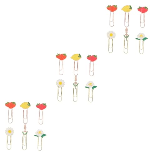 Angoily 3 Sätze Kreative Design Papierklammern Aus Metall Niedliche Büroklammern Für Dokumente Memo Und Lesezeichen Für Schule Und Bürobedarf 6 Stück * 3 Angoily 3 Sätze Kreative Design Papierklammern Aus Metall Niedliche Büroklammern Für Dokumente Memo Und Lesezeichen Für Schule Und Bürobedarf 6 Stück * 3 von Angoily