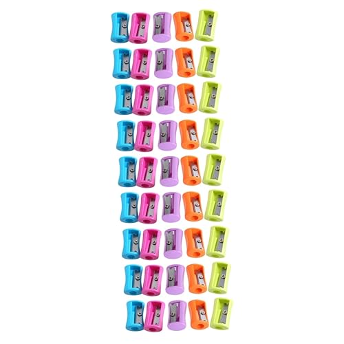 Angoily 3 Sätze Kreativer Handantrieb Bleistiftspitzer Im Einzigartigen Waist Design Für Schülerbedarf Zufälligen Farben Schulzubehör Für Kleine Künstler 50 Stück * 3 von Angoily
