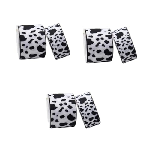 Angoily 3 Sätze Kuhmuster Geschenkband Und Yards Für Diy Bastelarbeiten Dekoration Von Bouquets Und Geschenken Und Langlebig 2 Rollen * 3 Angoily 3 Sätze Kuhmuster Geschenkband Und Yards Für Diy Bastelarbeiten Dekoration Von Bouquets Und Geschenken Und Langlebig 2 Rollen * 3 von Angoily