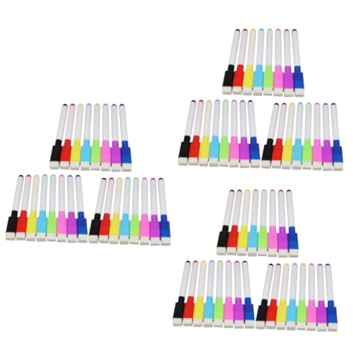 Angoily 3 Sätze Magnetische Abwischbare Marker für Büro Bunte Tafelstifte mit Magnetrücken für Whiteboards und Farben Je von Angoily