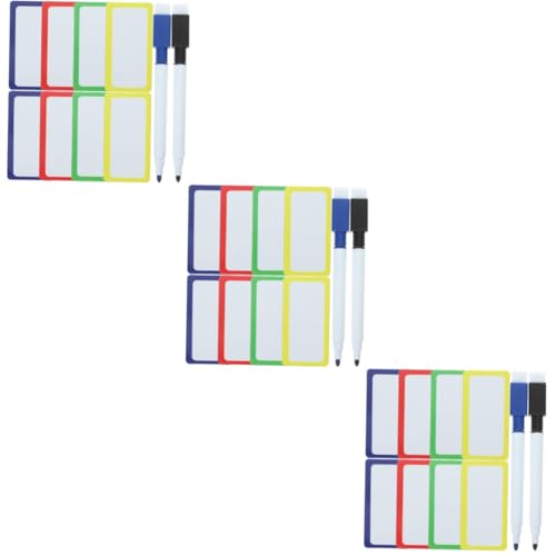 Angoily 3 Sätze Magnetische Whiteboard Labels Wiederverwendbare Beschriftbare mit Abwischbarem Stift für Klassenzimmer Magnetwände und Organisation Zufällige Farbe Angoily 3 Sätze Magnetische Whiteboard Labels Wiederverwendbare Beschriftbare mit Abwischbarem Stift für Klassenzimmer Magnetwände und Organisation Zufällige Farbe von Angoily
