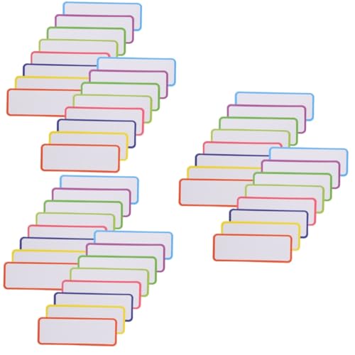 Angoily 3 Sätze Magnetische Wiederverwendbare Memo Tags Für Whiteboards Kühlschrank Und Beschriftungsaufkleber Abwischbar Magnetische Beschriftungen 54 Stück * 3 von Angoily