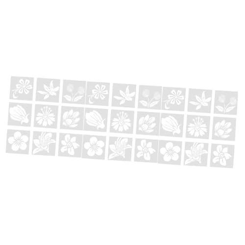 Angoily 3 Sätze Malschablonen Wiederverwendbare Zeichenschablonen Für Diy Projekte Sicher Für Wandmalerei Sprayen Und Basteln 9 Stücke * 3 von Angoily