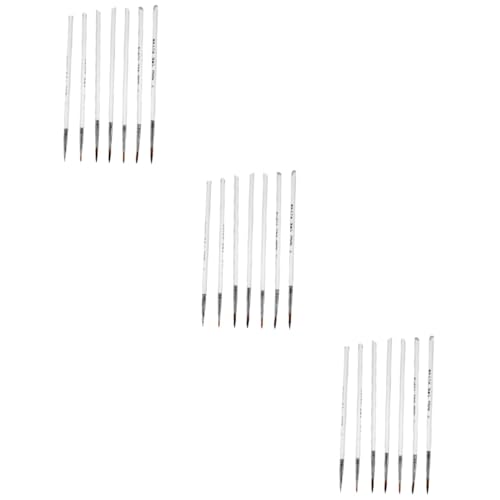 Angoily 3 Sätze Malstift-set Mini Kunst Miniatur-kunstpinsel Miniaturfarbe Bürsten Pinsel Streichen Miniatur Wasser Malen Pinsel Kleine Detailbürste Detail-pinsel Nylonwolle 11 Stücke * 3 Angoily 3 Sätze Malstift-set Mini Kunst Miniatur-kunstpinsel Miniaturfarbe Bürsten Pinsel Streichen Miniatur Wasser Malen Pinsel Kleine Detailbürste Detail-pinsel Nylonwolle 11 Stücke * 3 von Angoily