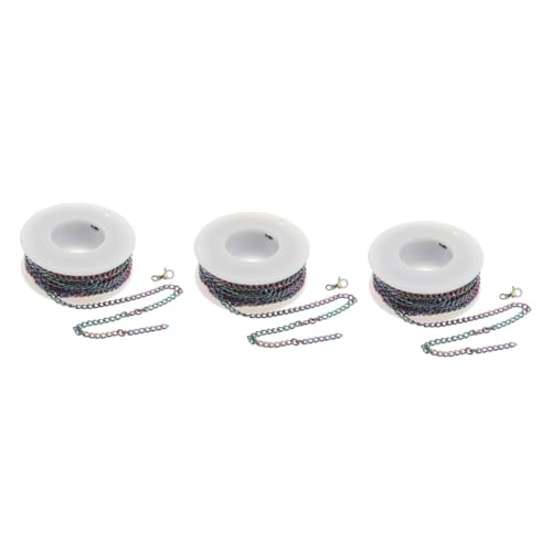 Angoily 3 Sätze Multifunktionale Kette mit Karabinerhaken DIY Zubehör für Armbänder und Rostfrei Leicht für Schmuckherstellung und Handwerk Angoily 3 Sätze Multifunktionale Kette mit Karabinerhaken DIY Zubehör für Armbänder und Rostfrei Leicht für Schmuckherstellung und Handwerk von Angoily