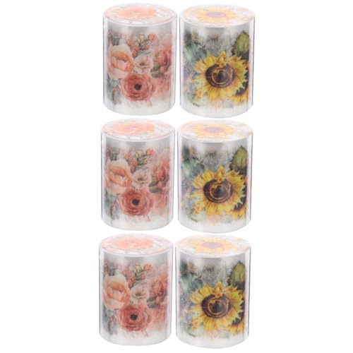 Angoily 3 Sätze Pet Dekorationsklebeband Für Diy Planer Und Scrapbooking Vintage Pflanzenmuster Selbstklebend Pro Tagebücher Und Bastelprojekte 2 Rollen * 3 Angoily 3 Sätze Pet Dekorationsklebeband Für Diy Planer Und Scrapbooking Vintage Pflanzenmuster Selbstklebend Pro Tagebücher Und Bastelprojekte 2 Rollen * 3 von Angoily
