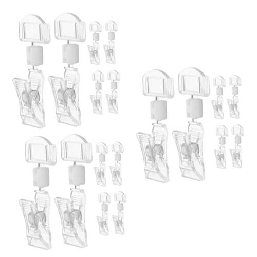 Angoily 3 Sätze Preisschildhalter In Kartenform Schilderclips Clips Einzelhandel Drehgelenk Für Schilderdisplay Cliphalter Schilderhalter Clip Schilderdisplay Clip Etikett 6 Stück * 3 von Angoily