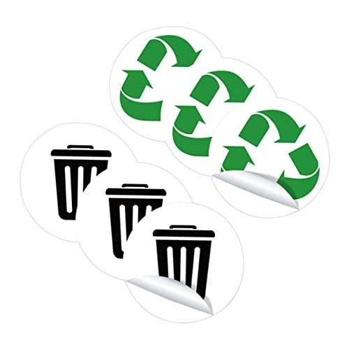 Angoily 3 Sätze Recycle Aufkleber für Mülltrennung Teiliges Selbstklebende Etiketten für Abfallbehälter und Recycling und Nachhaltigkeit Angoily 3 Sätze Recycle Aufkleber für Mülltrennung Teiliges Selbstklebende Etiketten für Abfallbehälter und Recycling und Nachhaltigkeit von Angoily