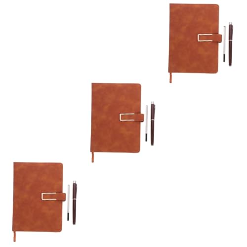 Angoily 3 Sätze Retro Notizbuch PU Schreibblock mit Business Büro Notizblock Set mit Stift Multifunktionales Leichtes Schreibheft für Arbeit Schule und Reisen Angoily 3 Sätze Retro Notizbuch PU Schreibblock mit Business Büro Notizblock Set mit Stift Multifunktionales Leichtes Schreibheft für Arbeit Schule und Reisen von Angoily