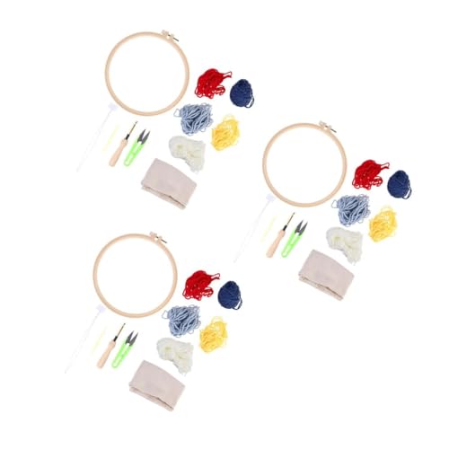 Angoily 3 Sätze Rundes Sticken Set Diy Punch Embroidery Kit für Holzgriff und Buntem Garn für Kreative Kunsthandwerke zu Hause Lighthouse Muster Angoily 3 Sätze Rundes Sticken Set Diy Punch Embroidery Kit für Holzgriff und Buntem Garn für Kreative Kunsthandwerke zu Hause Lighthouse Muster von Angoily