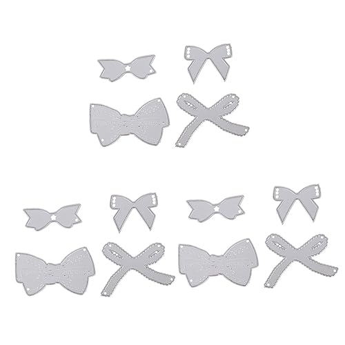 Angoily 3 Sätze Schleifen Schneide Stanzform Kohlenstoffstahl Diy Prägevorlage Für Scrapbooking Kartenherstellung Und Bastelprojekte Geeignet Für Verschiedene Materialien 4 Stücke * 3 Angoily 3 Sätze Schleifen Schneide Stanzform Kohlenstoffstahl Diy Prägevorlage Für Scrapbooking Kartenherstellung Und Bastelprojekte Geeignet Für Verschiedene Materialien 4 Stücke * 3 von Angoily